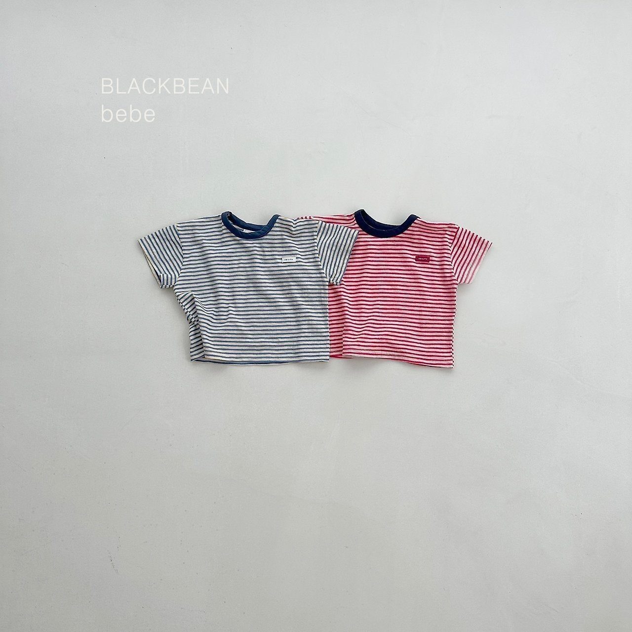 ［BLACK BEAN］Peanut stripe tee (baby)