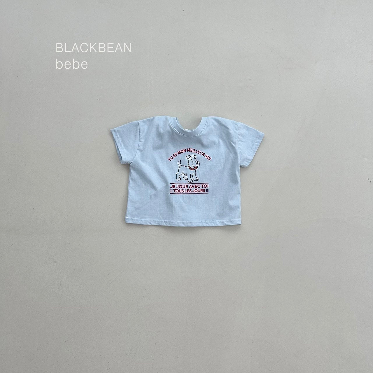 ［BLACK BEAN］Puppy tee (baby)