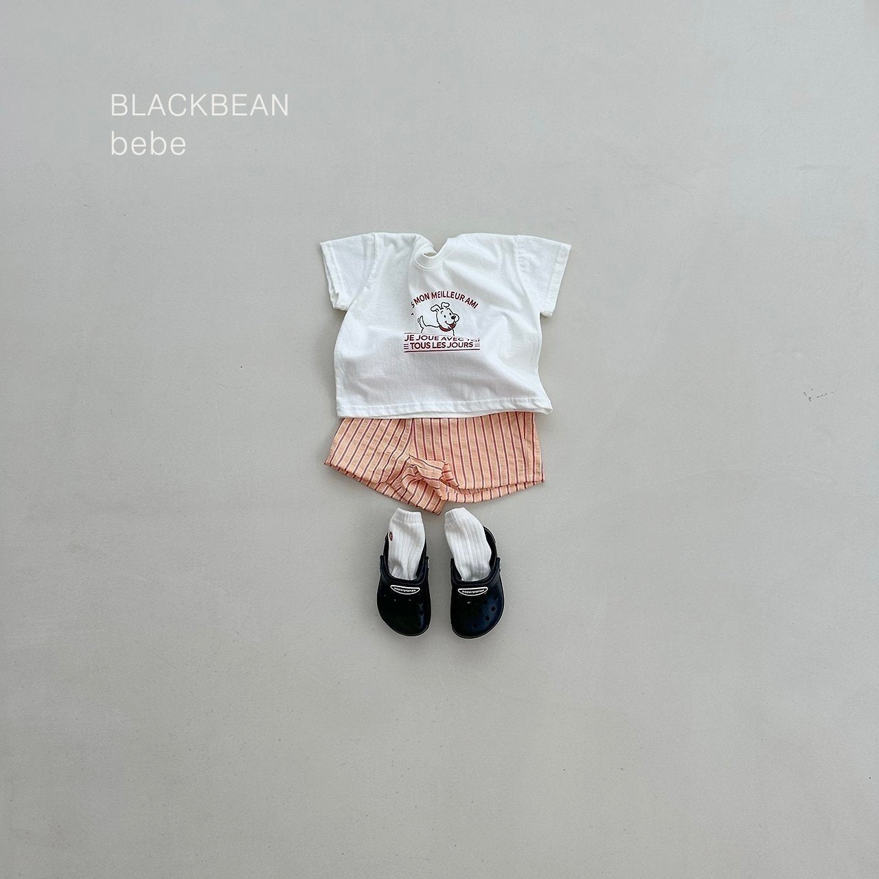 ［BLACK BEAN］Puppy tee (baby)
