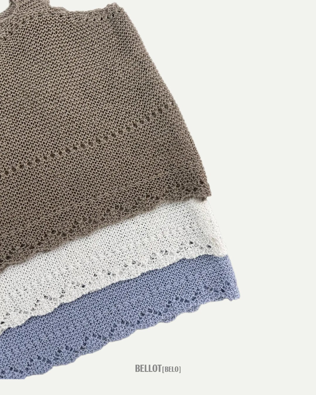 ［BELLOT］Lala summer knit tops (kids)