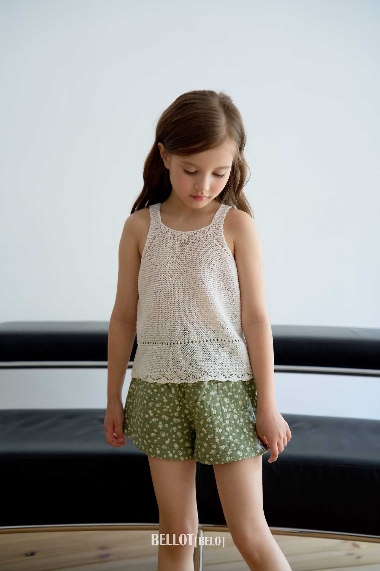 ［BELLOT］Lala summer knit tops (kids)