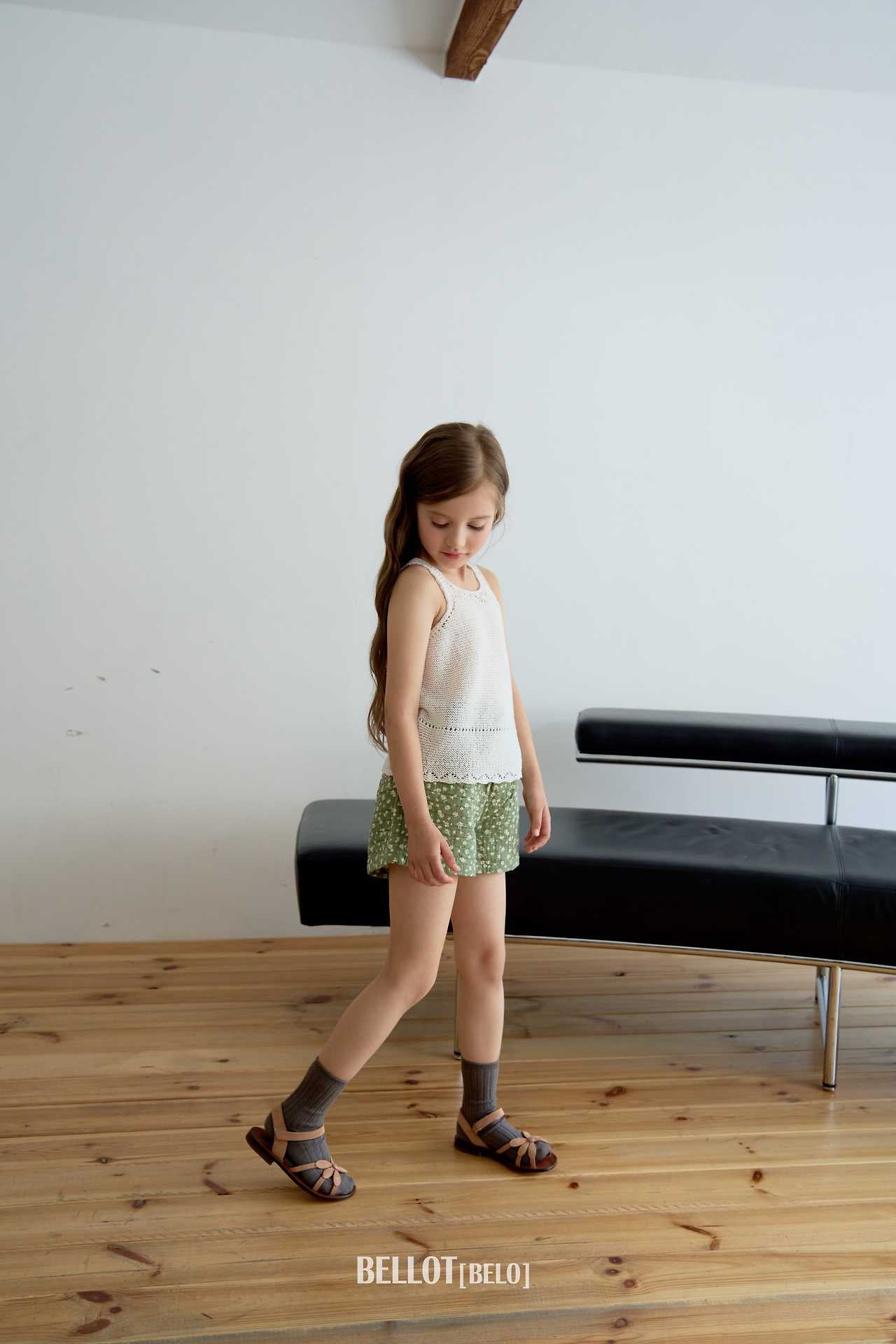 ［BELLOT］Lala summer knit tops (kids)