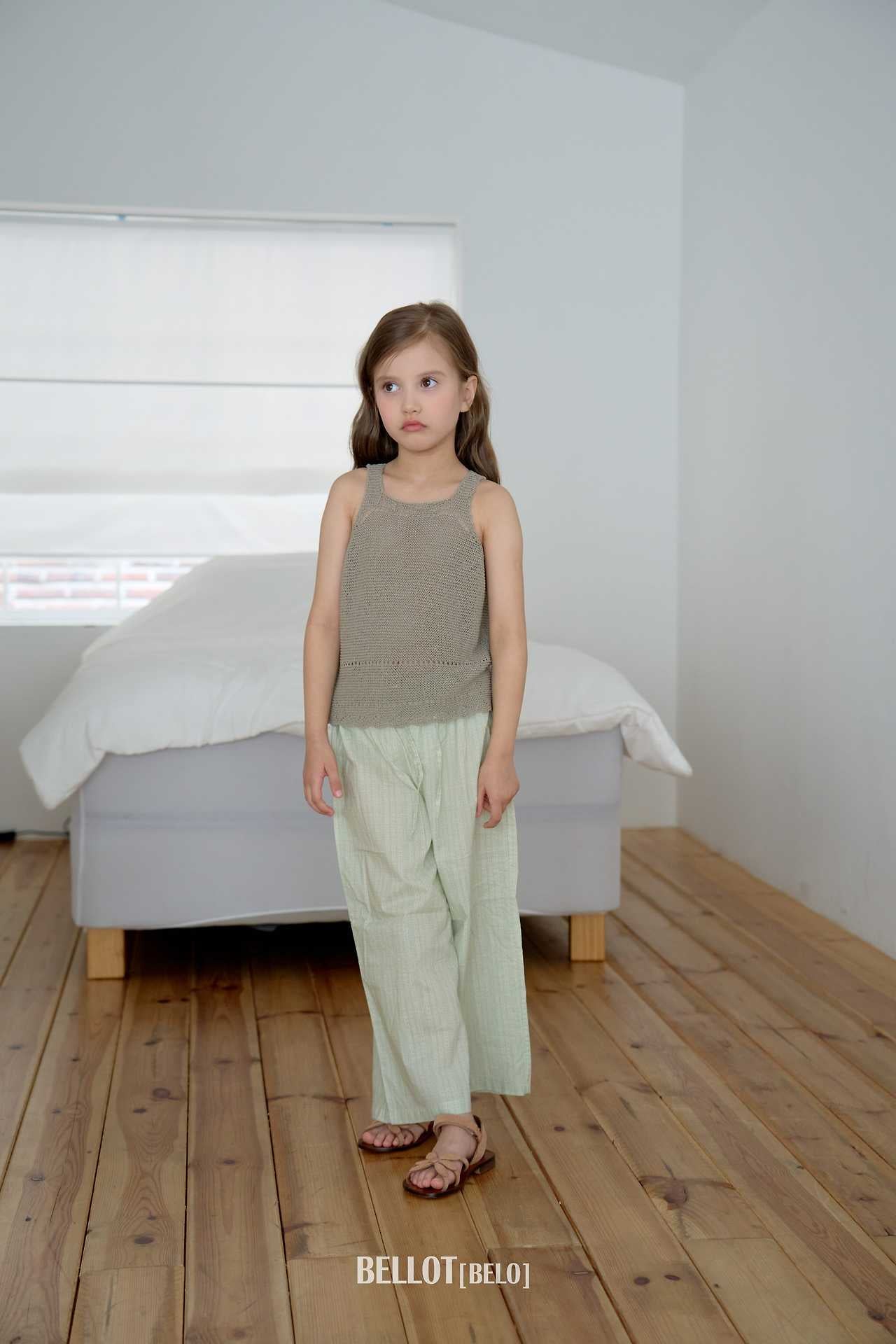 ［BELLOT］Lala summer knit tops (kids)