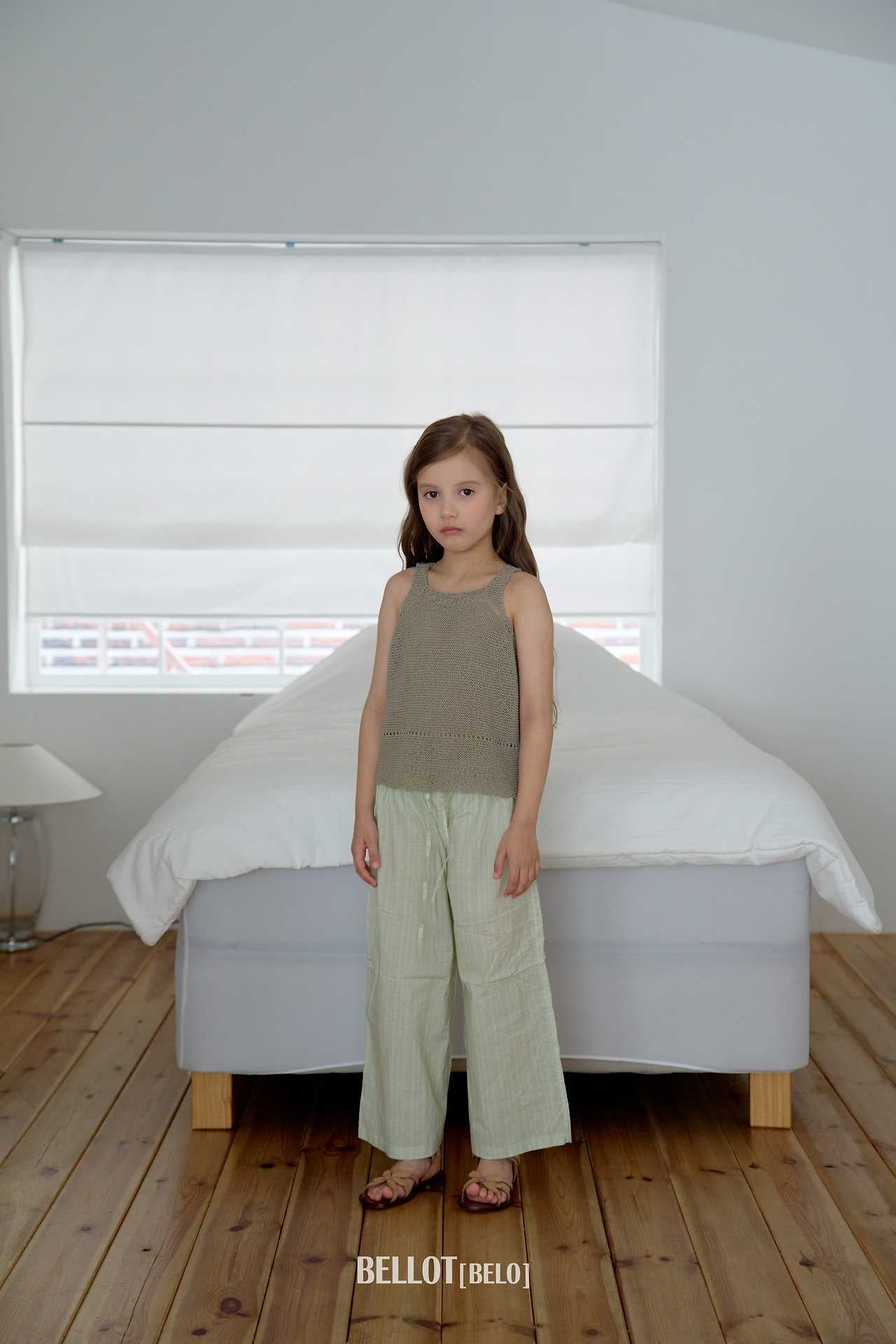 ［BELLOT］Lala summer knit tops (kids)