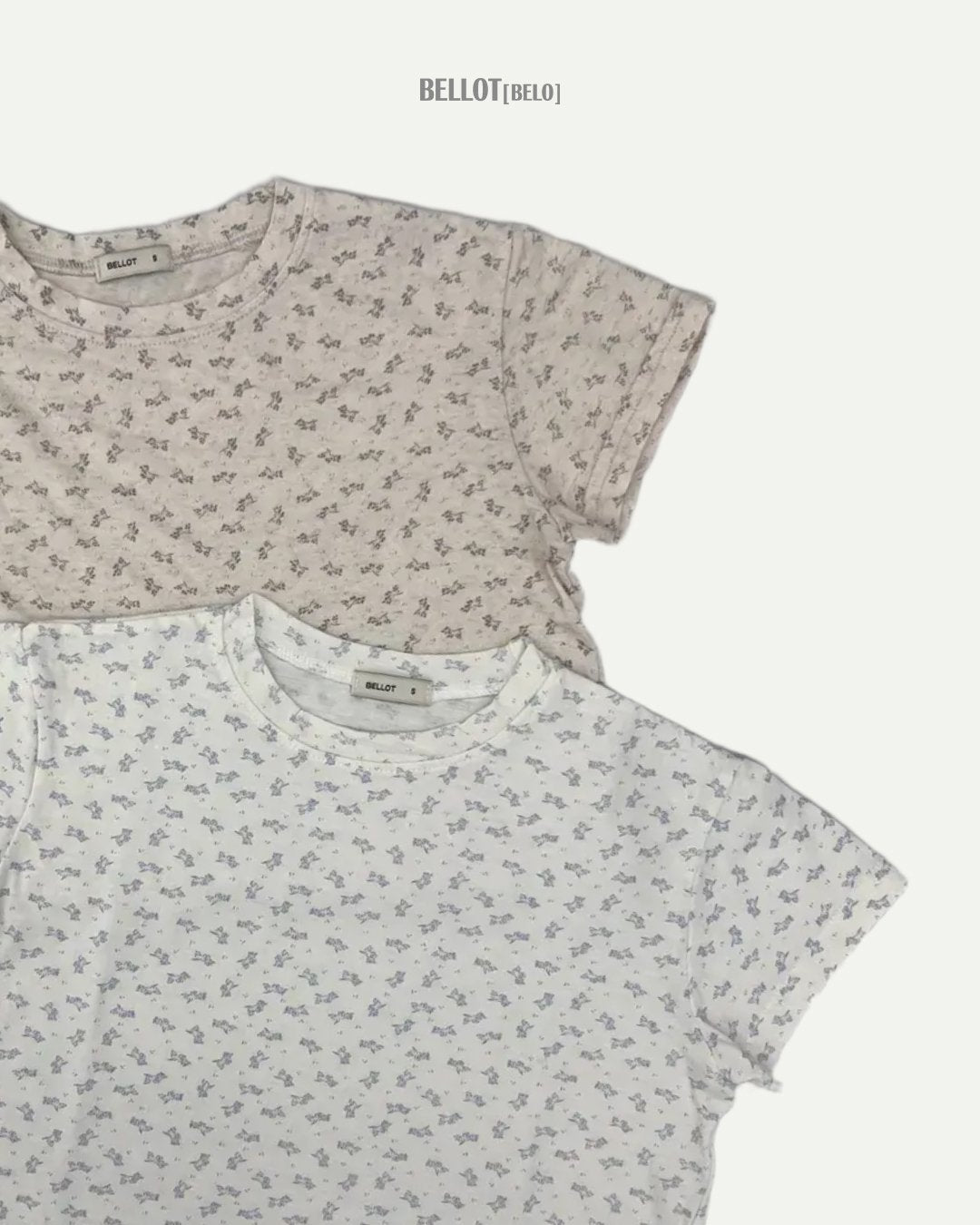 ［BELLOT］Mini flower tee (kids)