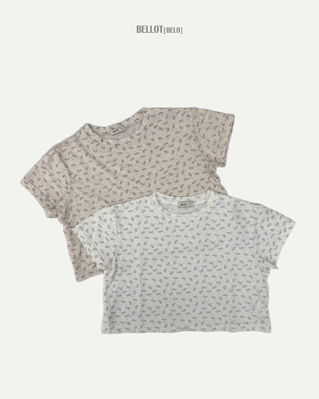 ［BELLOT］Mini flower tee (kids)