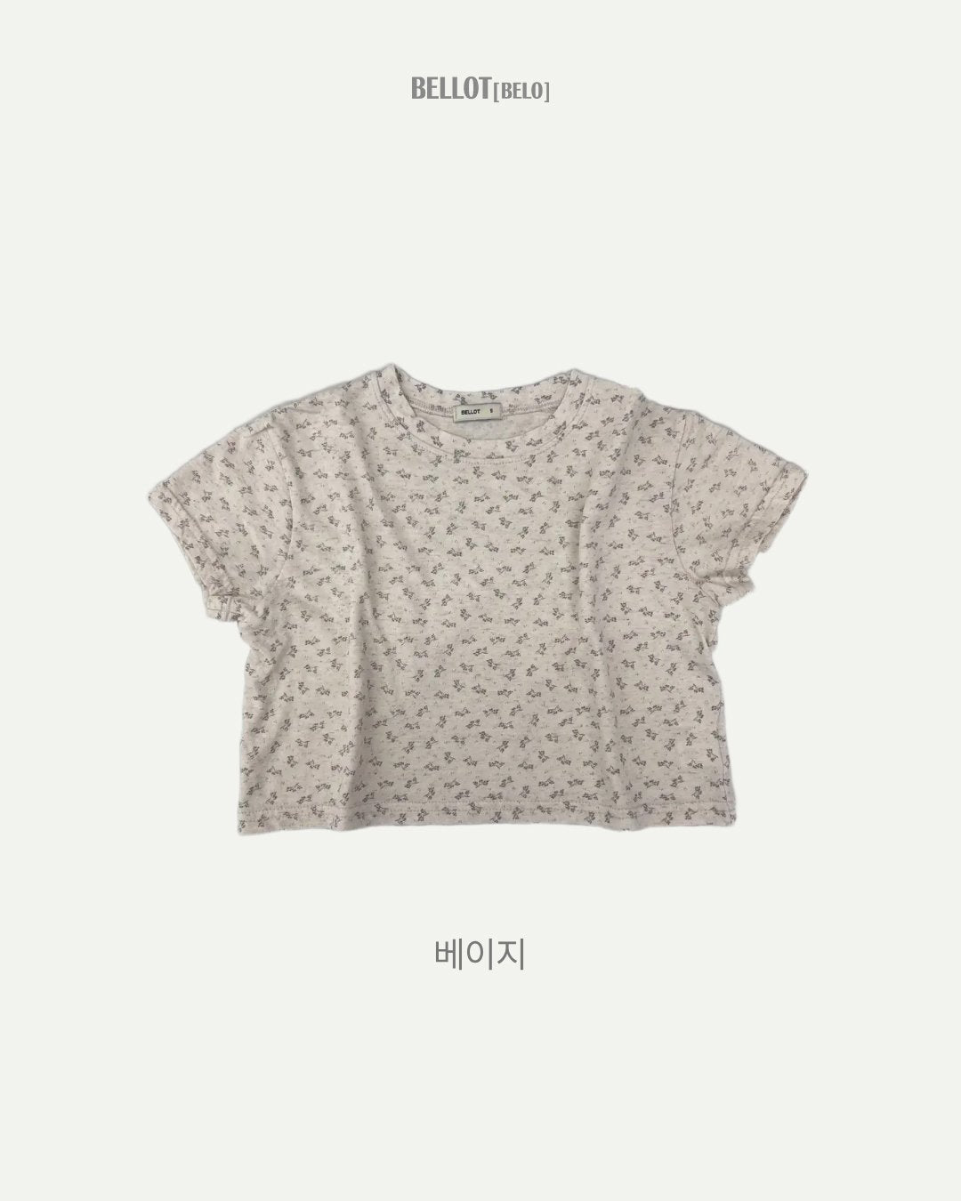［BELLOT］Mini flower tee (kids)
