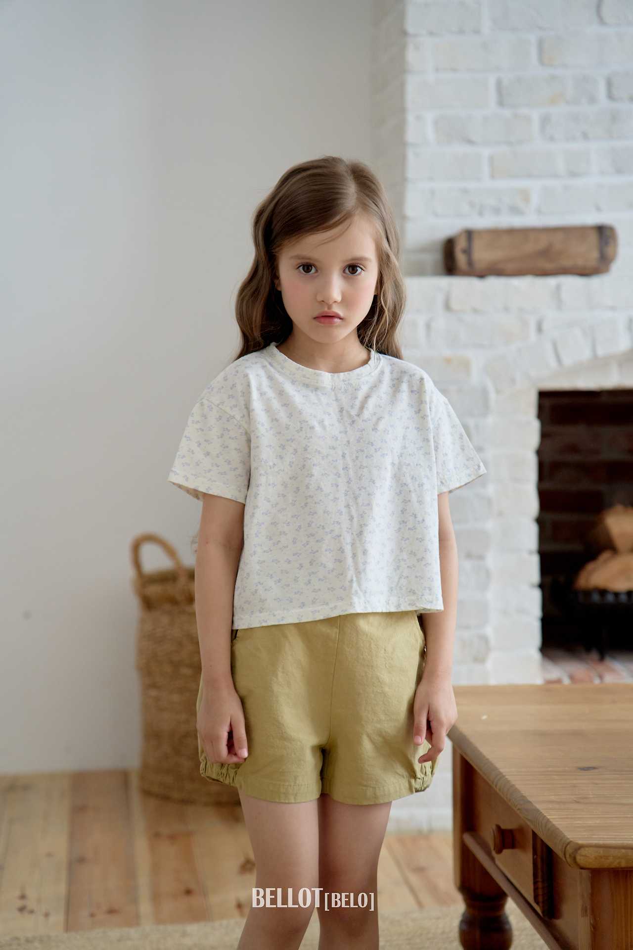 ［BELLOT］Mini flower tee (kids)