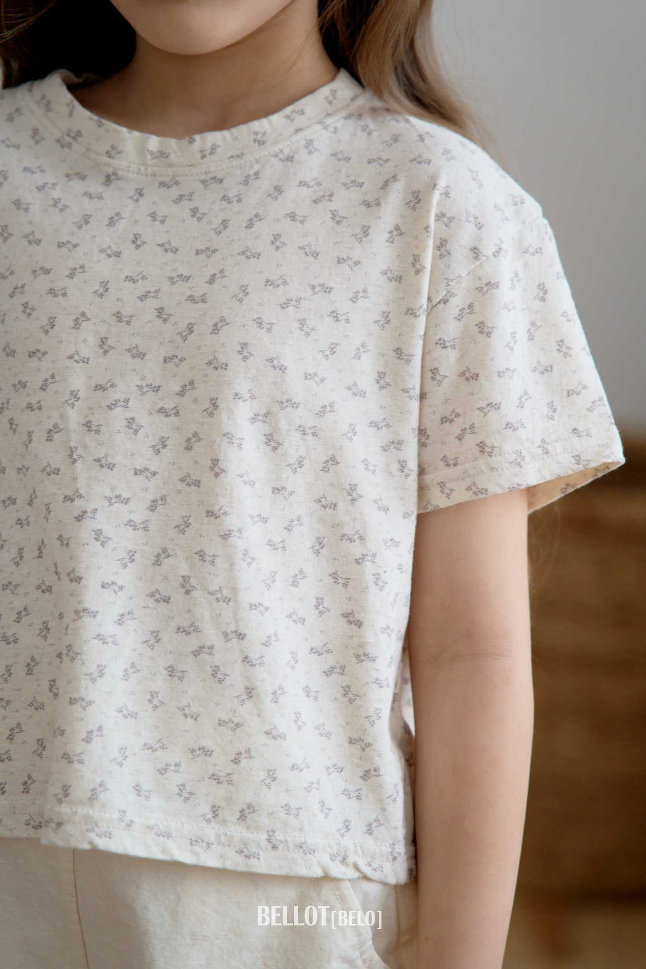 ［BELLOT］Mini flower tee (kids)