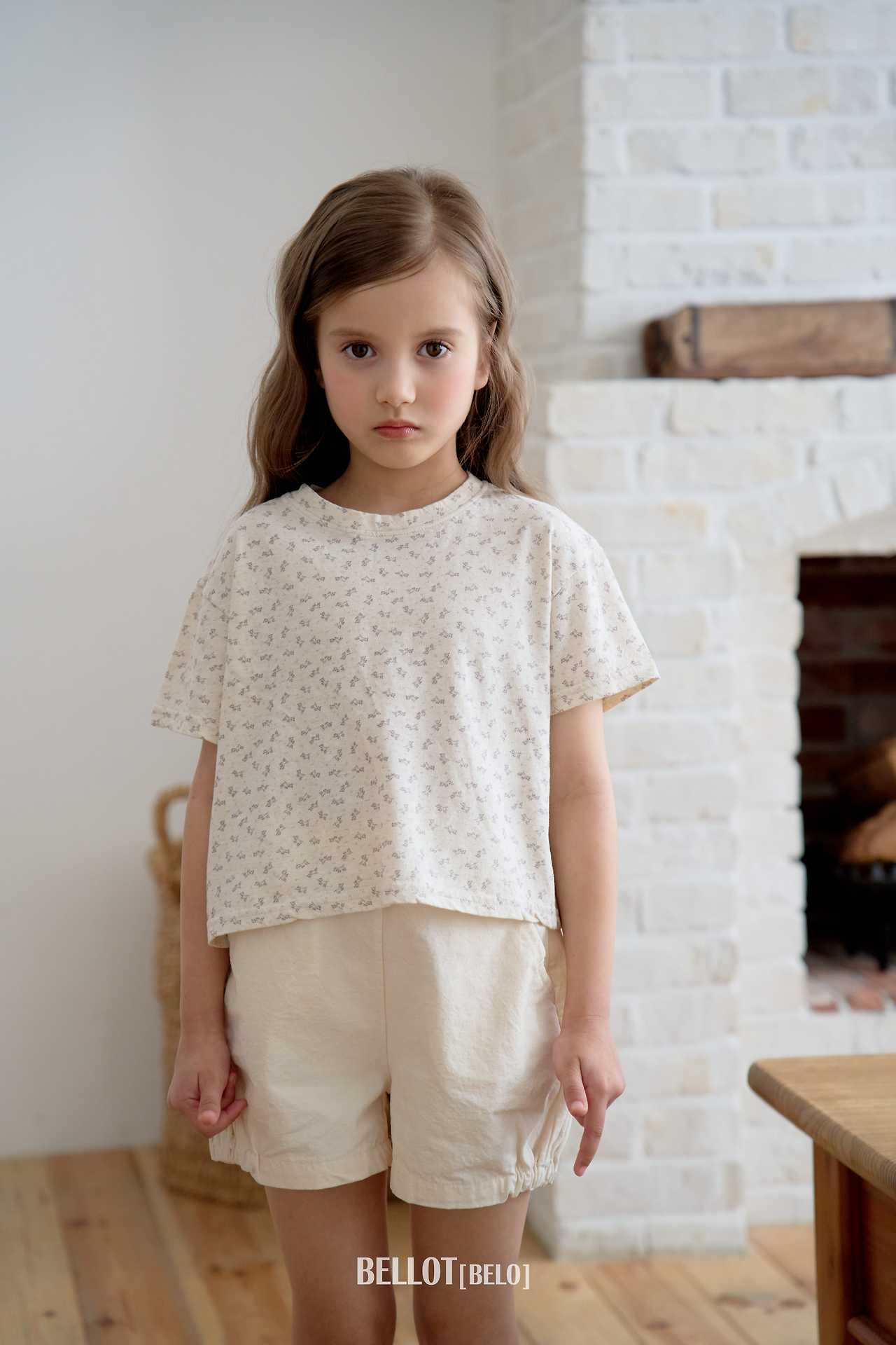 ［BELLOT］Mini flower tee (kids)