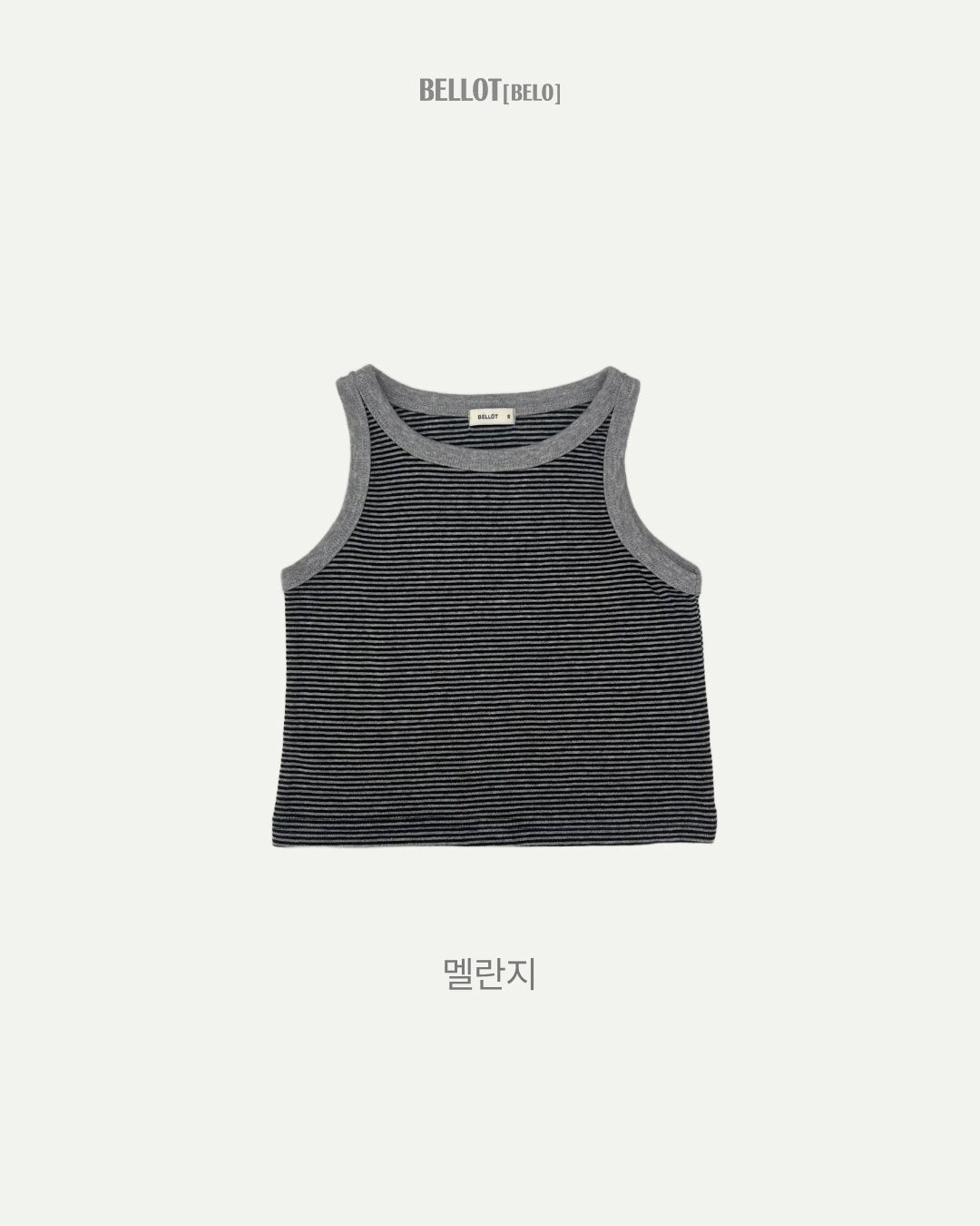 ［BELLOT］Cos stripe sleeveless tops (kids)