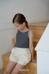 ［BELLOT］Cos stripe sleeveless tops (kids)