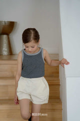 ［BELLOT］Cos stripe sleeveless tops (kids)