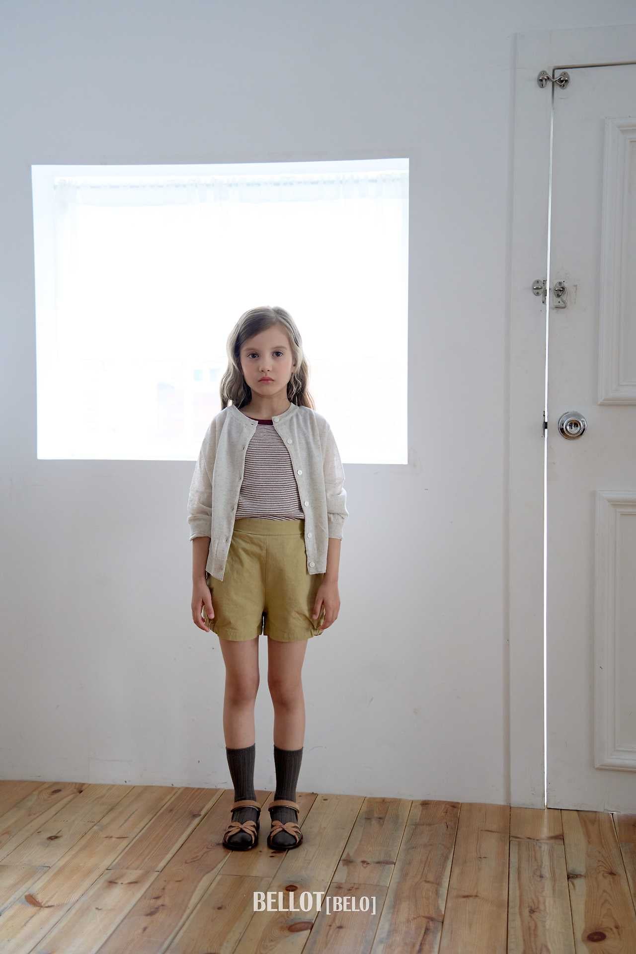 ［BELLOT］Cos stripe sleeveless tops (kids)