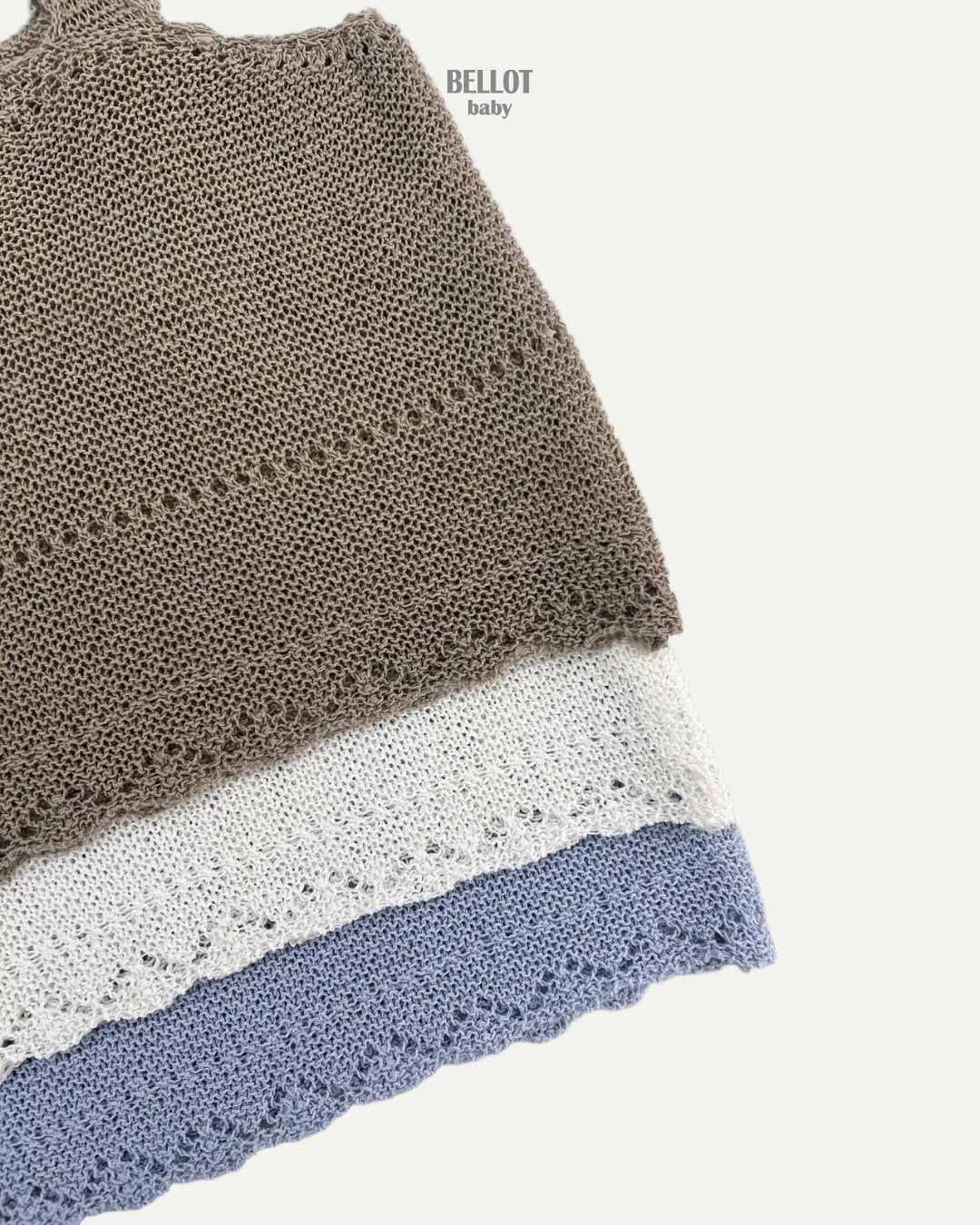 ［BELLOT］Lala summer knit tops (baby)