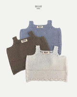 ［BELLOT］Lala summer knit tops (baby)