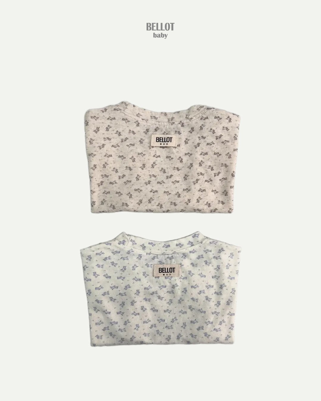 ［BELLOT］Mini flower tee (baby)