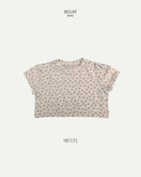 ［BELLOT］Mini flower tee (baby)