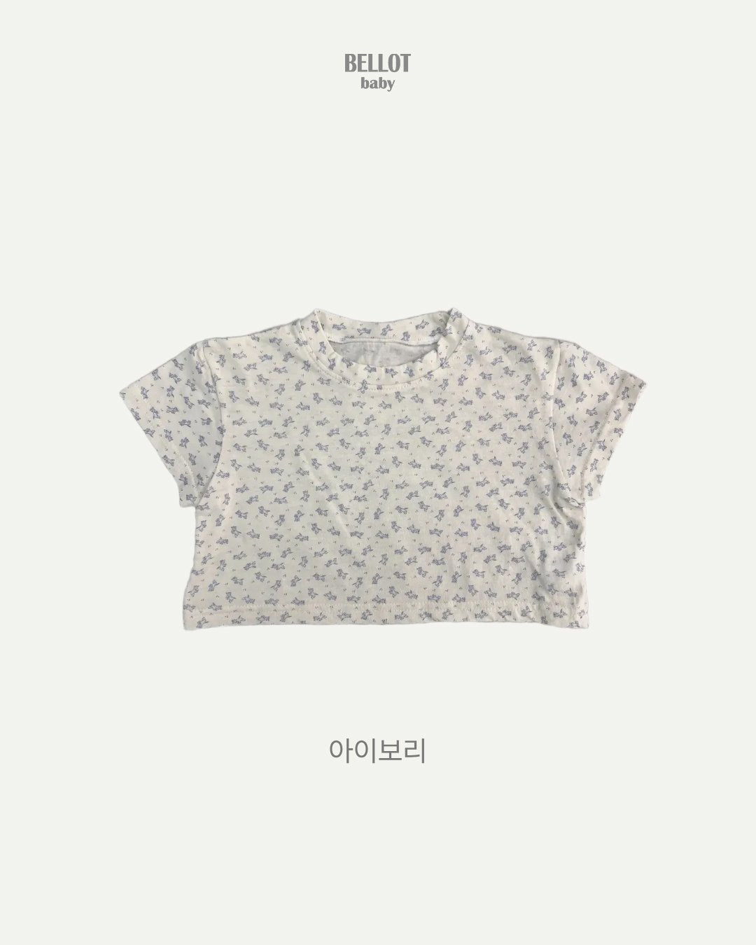 ［BELLOT］Mini flower tee (baby)