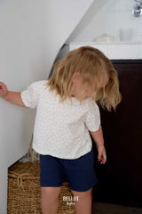 ［BELLOT］Mini flower tee (baby)