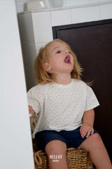 ［BELLOT］Mini flower tee (baby)