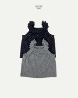 ［BELLOT］Dot frill camisole (baby)