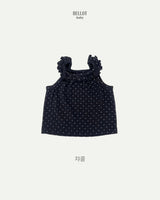 ［BELLOT］Dot frill camisole (baby)