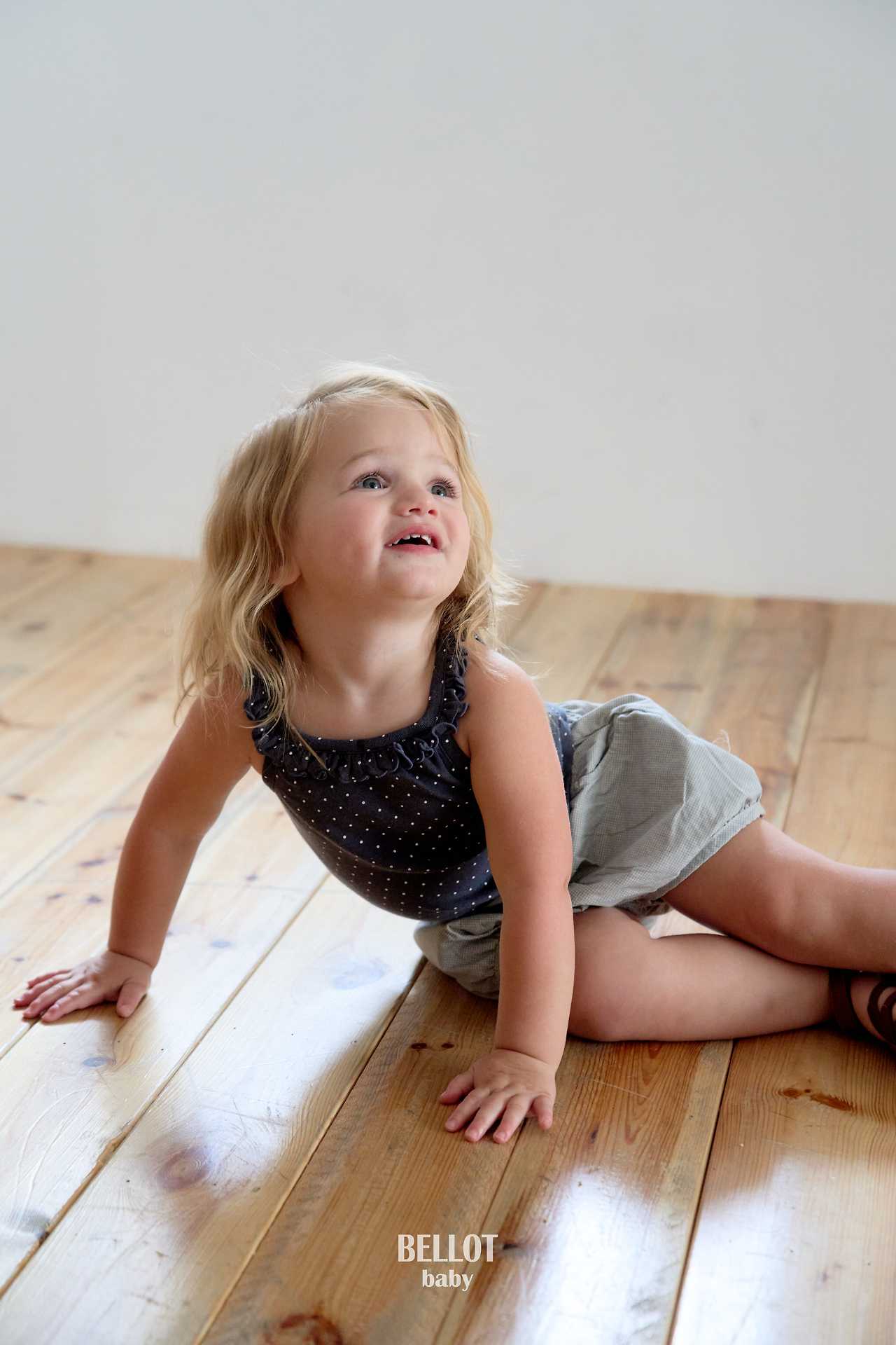 ［BELLOT］Dot frill camisole (baby)