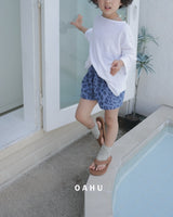 ［oahu］Leopard terry short pants