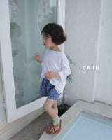 ［oahu］Leopard terry short pants