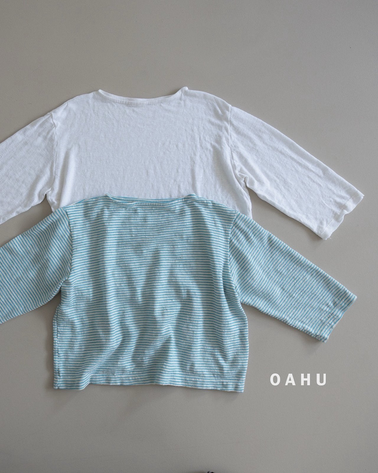 ［oahu］Summer boatneck tee