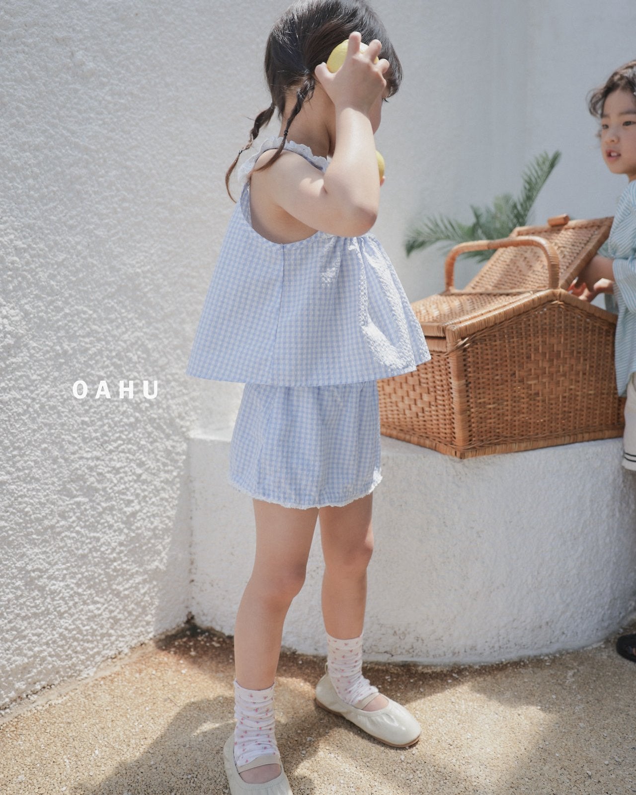 ［oahu］Cony lace skirt pants