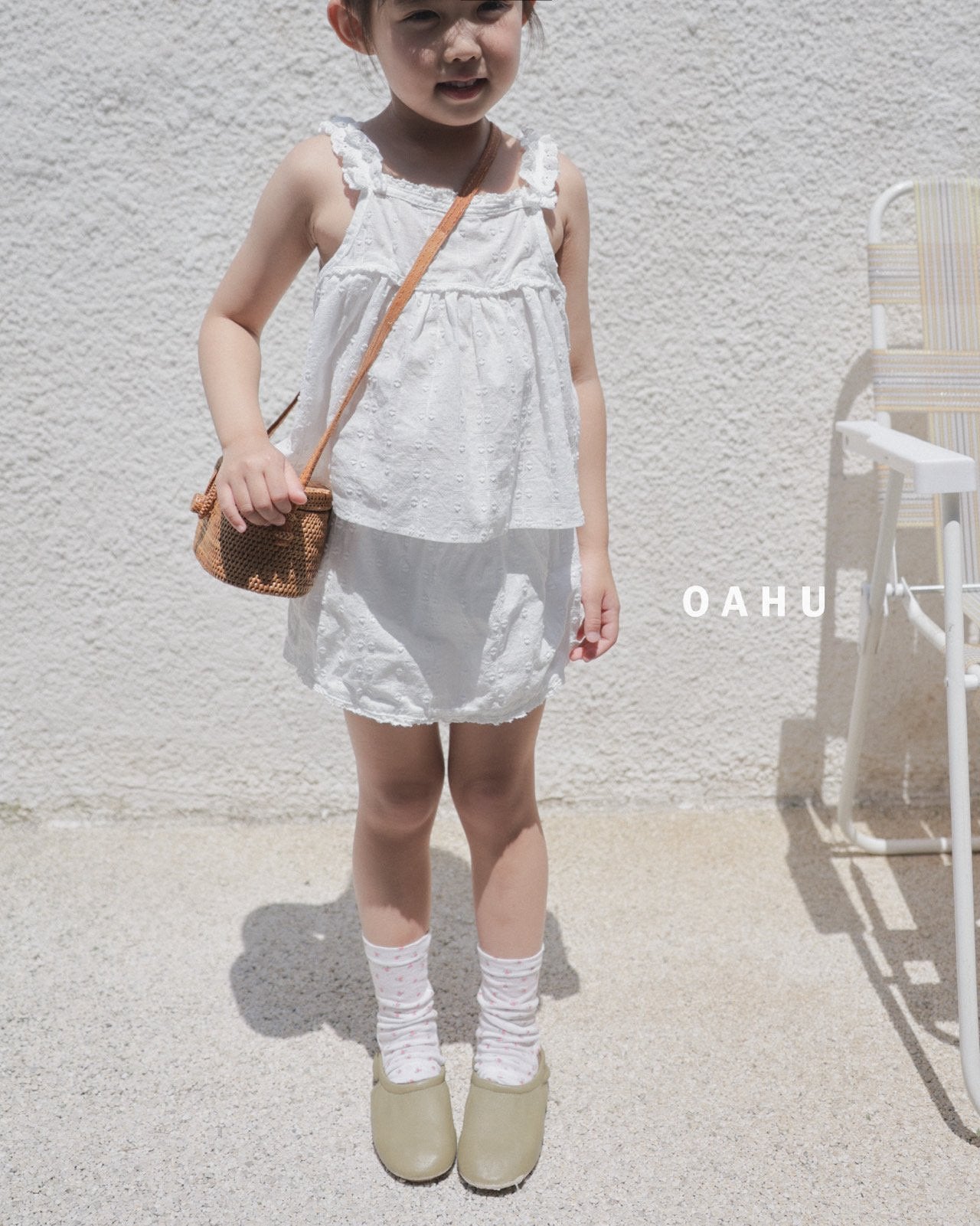 ［oahu］Cony lace skirt pants