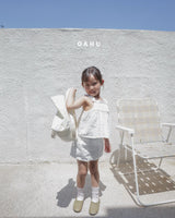 ［oahu］Cony lace skirt pants