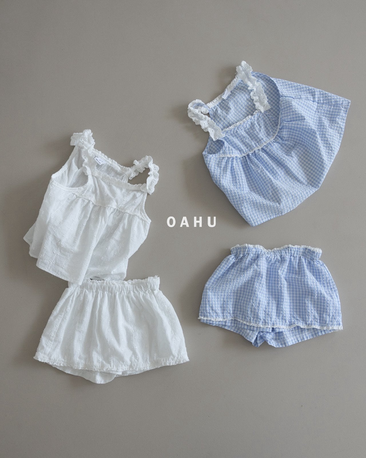［oahu］Cony lace skirt pants