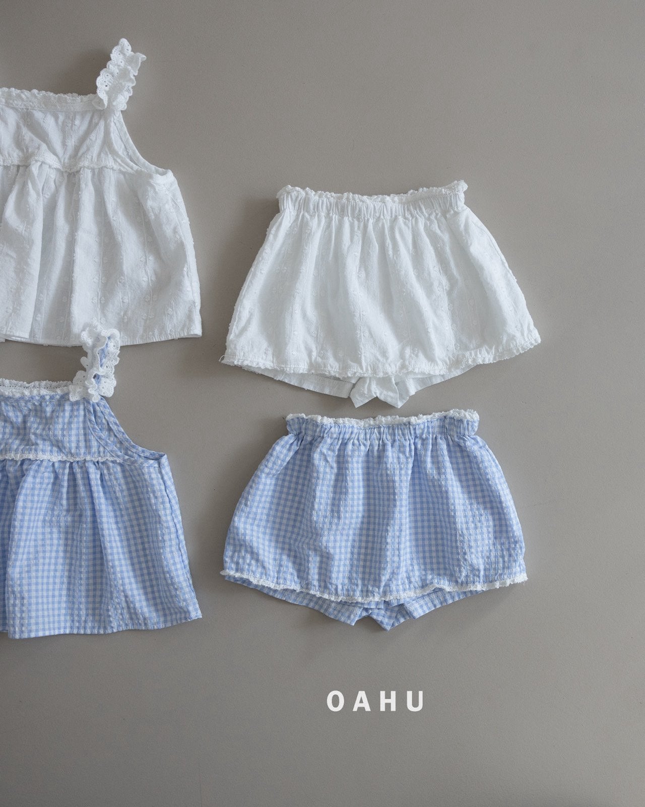 ［oahu］Cony lace skirt pants