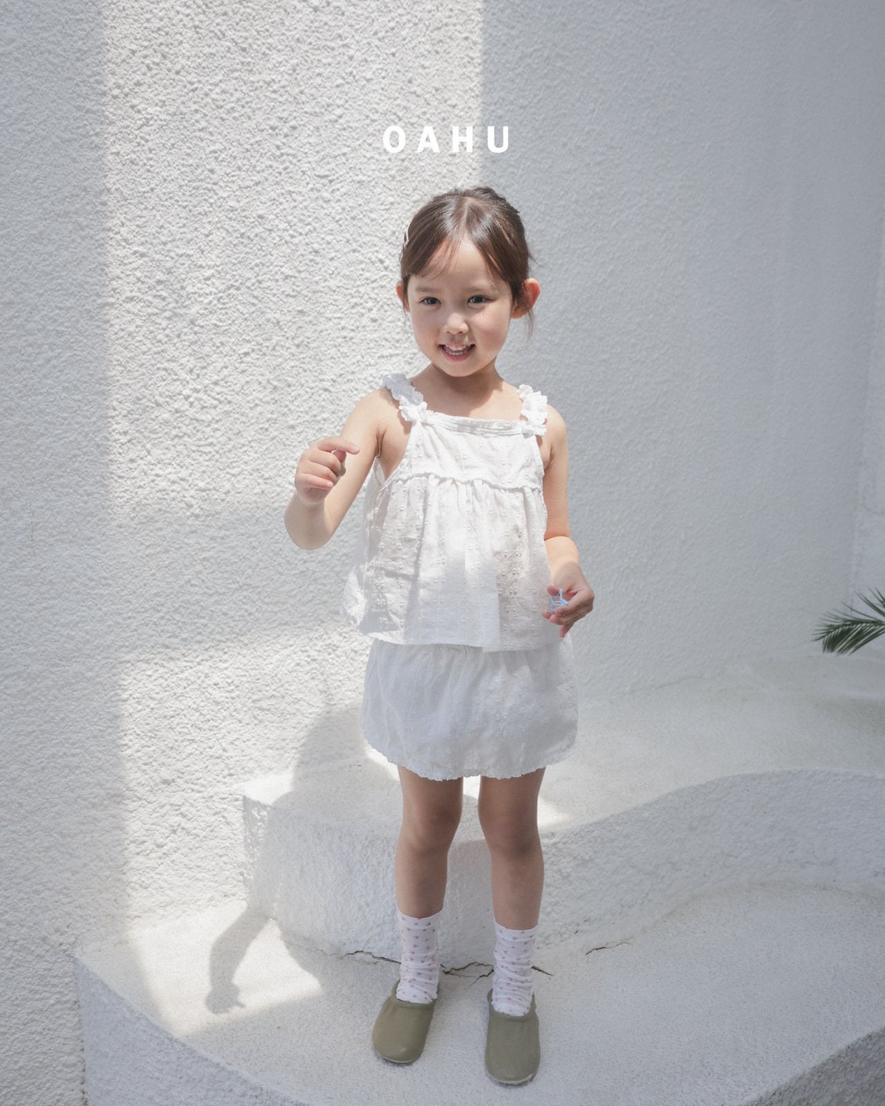 ［oahu］Cony lace skirt pants