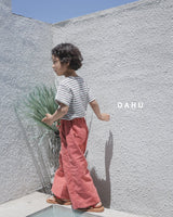 ［oahu］Woody pigment linen pants