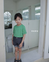 ［oahu］Foret stripe tee