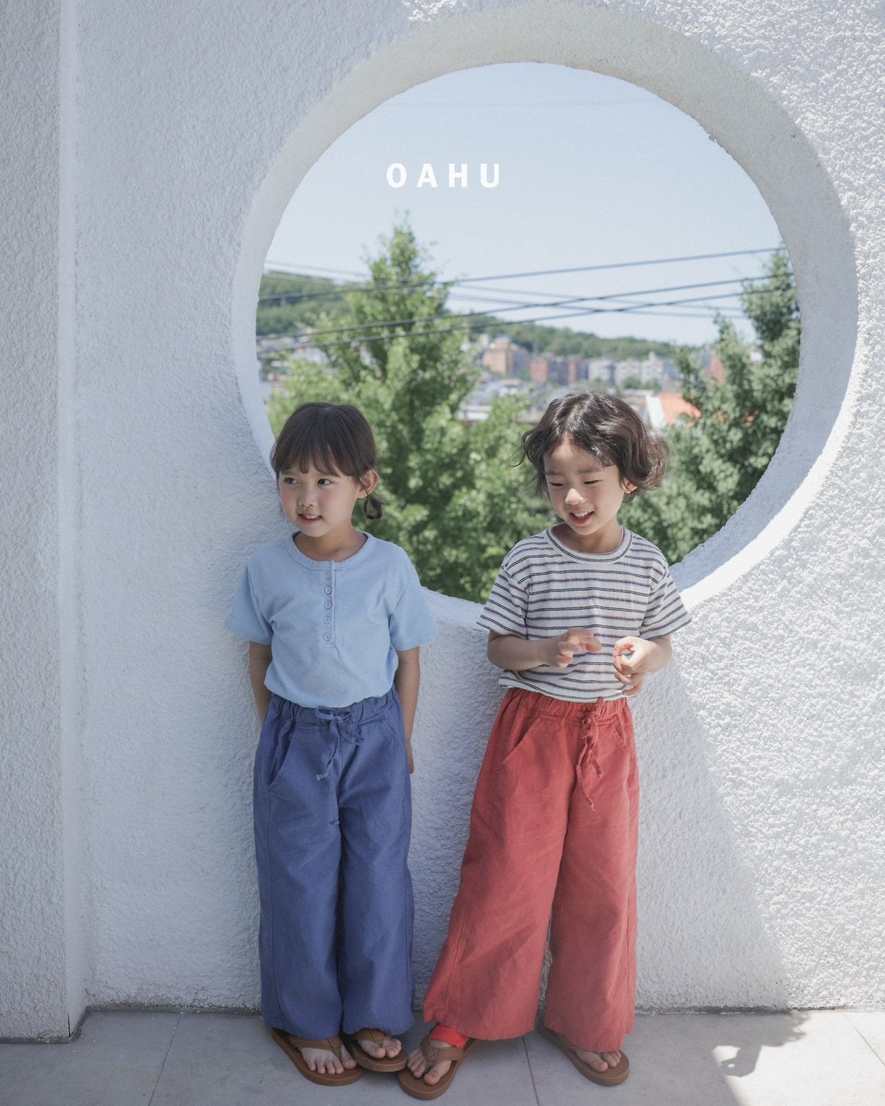 ［oahu］Foret stripe tee
