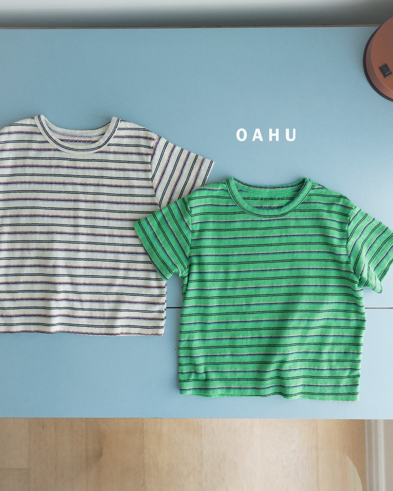 ［oahu］Foret stripe tee