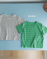 ［oahu］Foret stripe tee