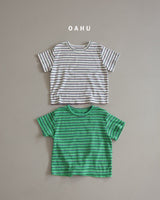 ［oahu］Foret stripe tee