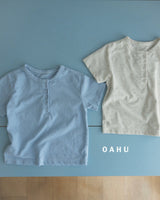 ［oahu］Henry neck tee
