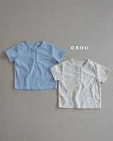 ［oahu］Henry neck tee