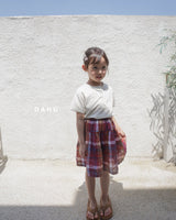 ［oahu］Bims check skirt