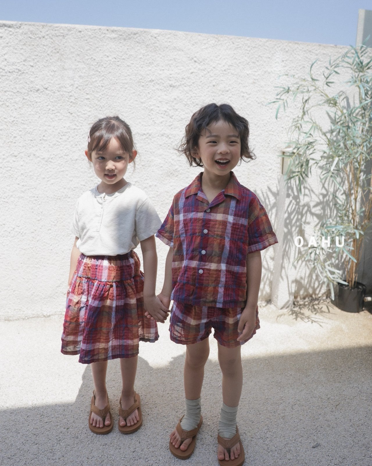 ［oahu］Bims check shirt
