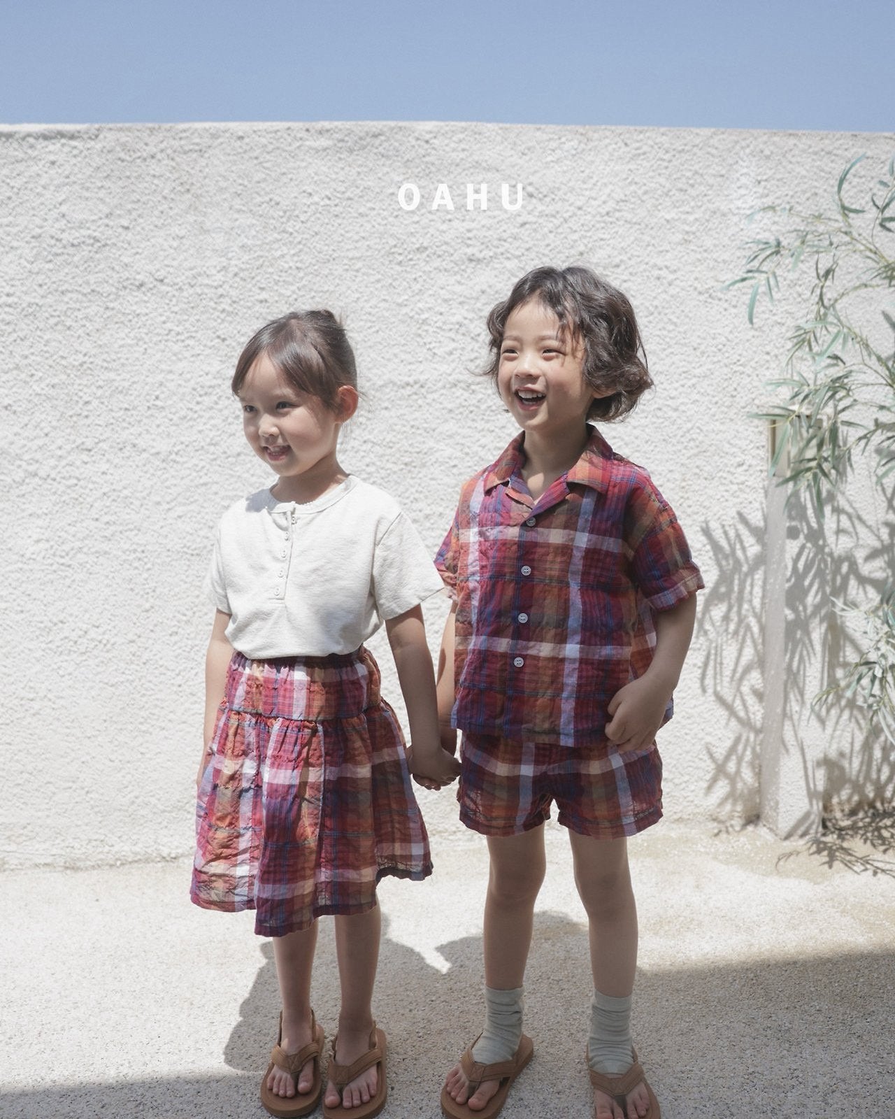 ［oahu］Bims check shirt
