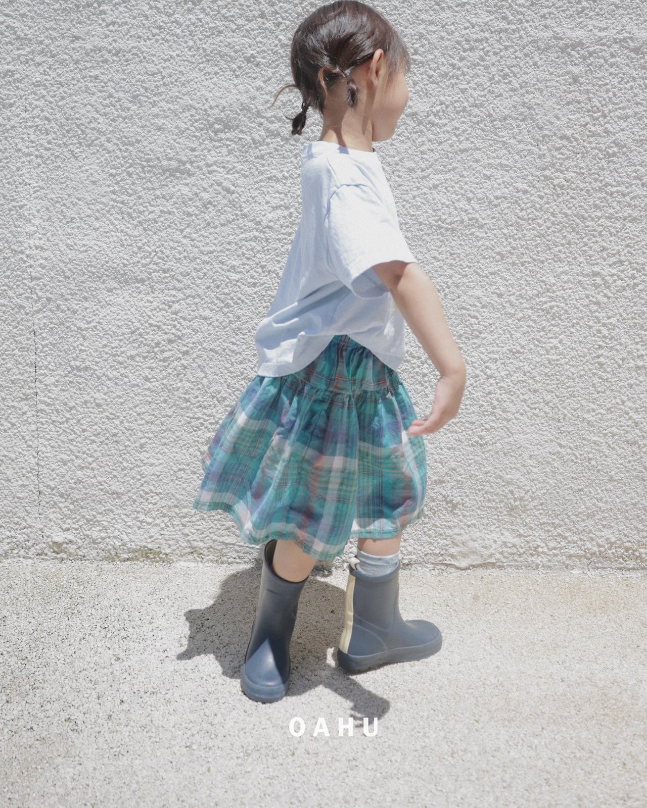 ［oahu］Bims check skirt