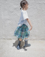 ［oahu］Bims check skirt